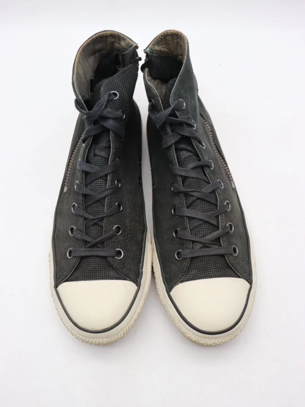 Converse Chuck Taylor All Star Mens 13 Womens 15 Tornado Zip Hi Black Sneaker - Picture 2 of 12